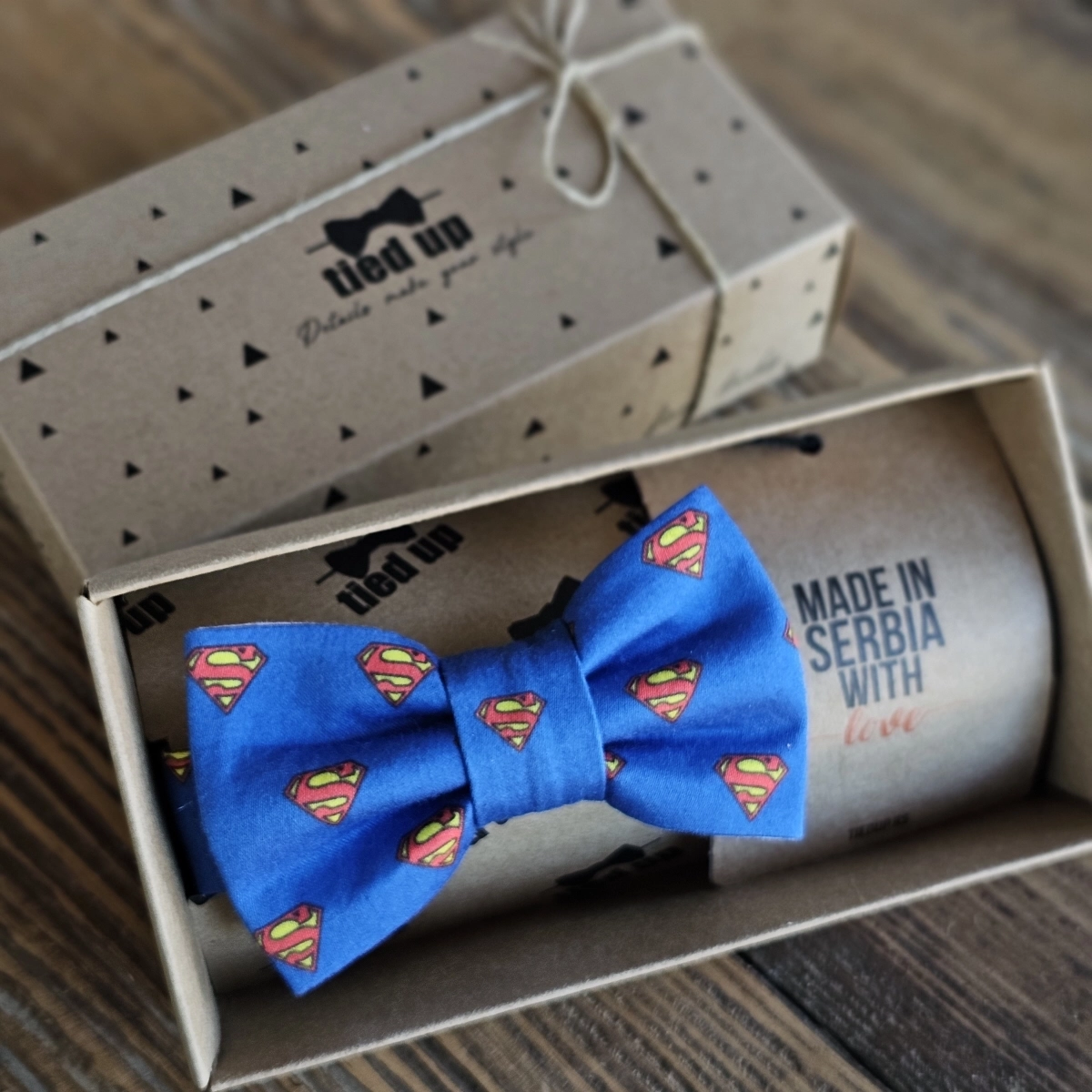 Dečija Supermen leptir mašna