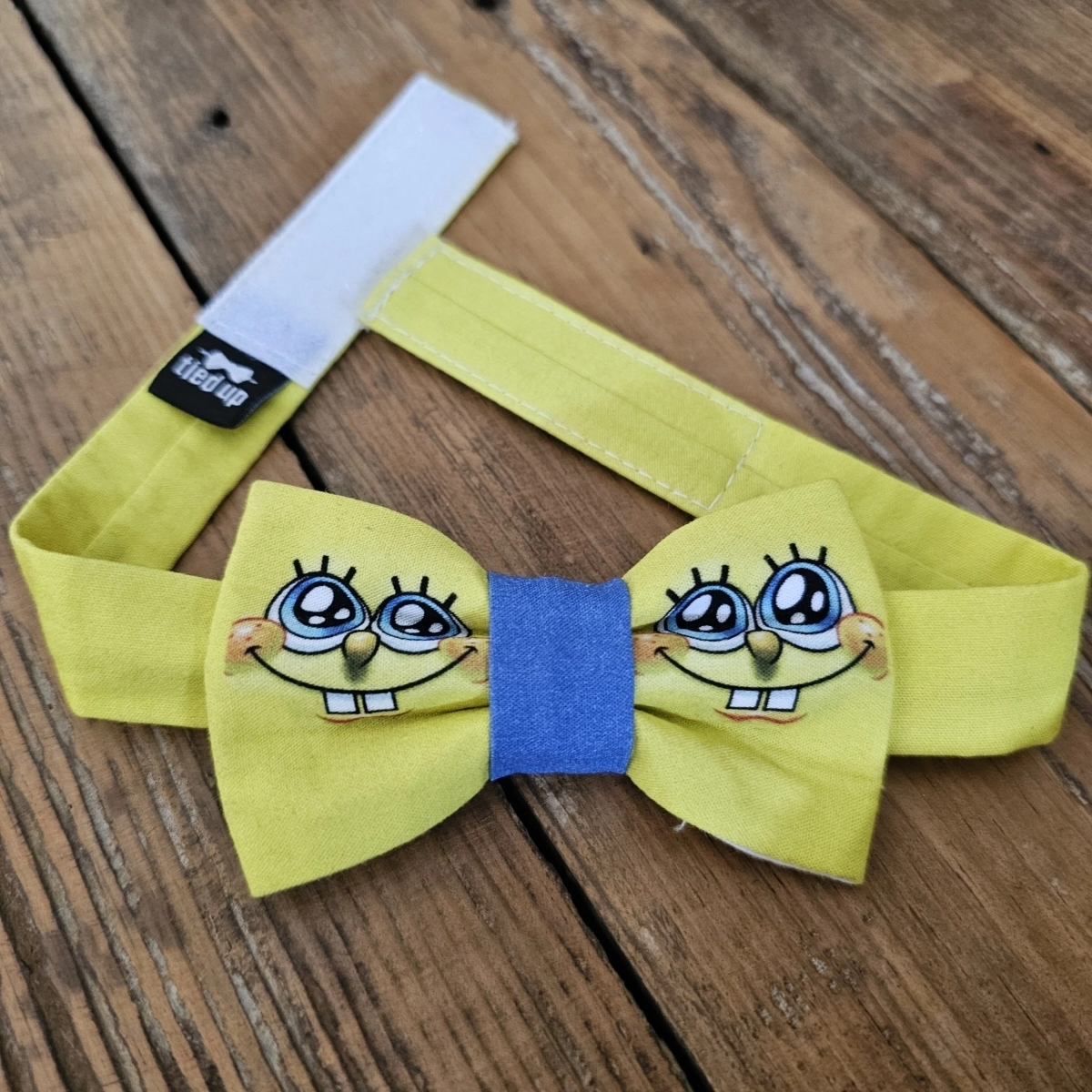 Dečija leptir mašna žuta sunđer bob
